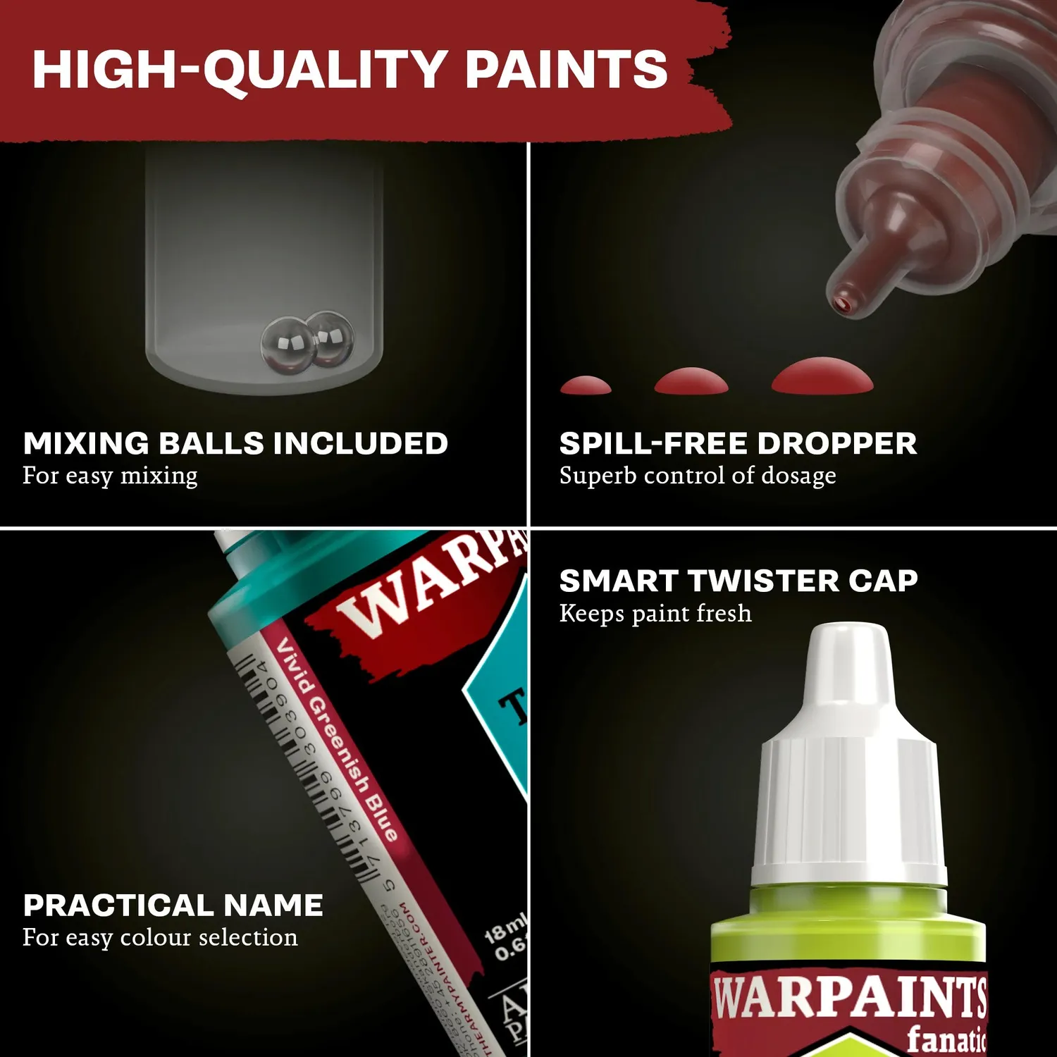 The Army Painter Warpaints Fanatic Most Wanted set peinture 22 couleurs