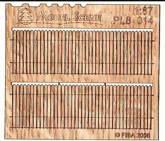 Albion Stockade tall clôture palissade miniature x2