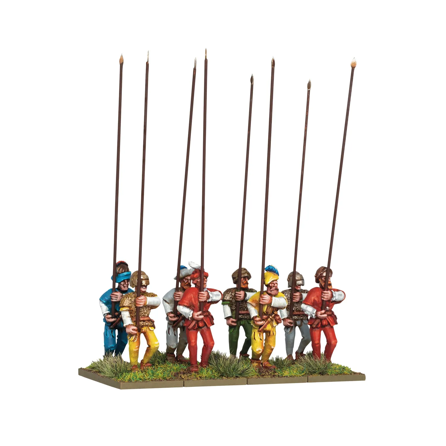 Bolt Action Pike & Shotte Italian Wars Swiss Pikemen figurines métal 8 piquiers