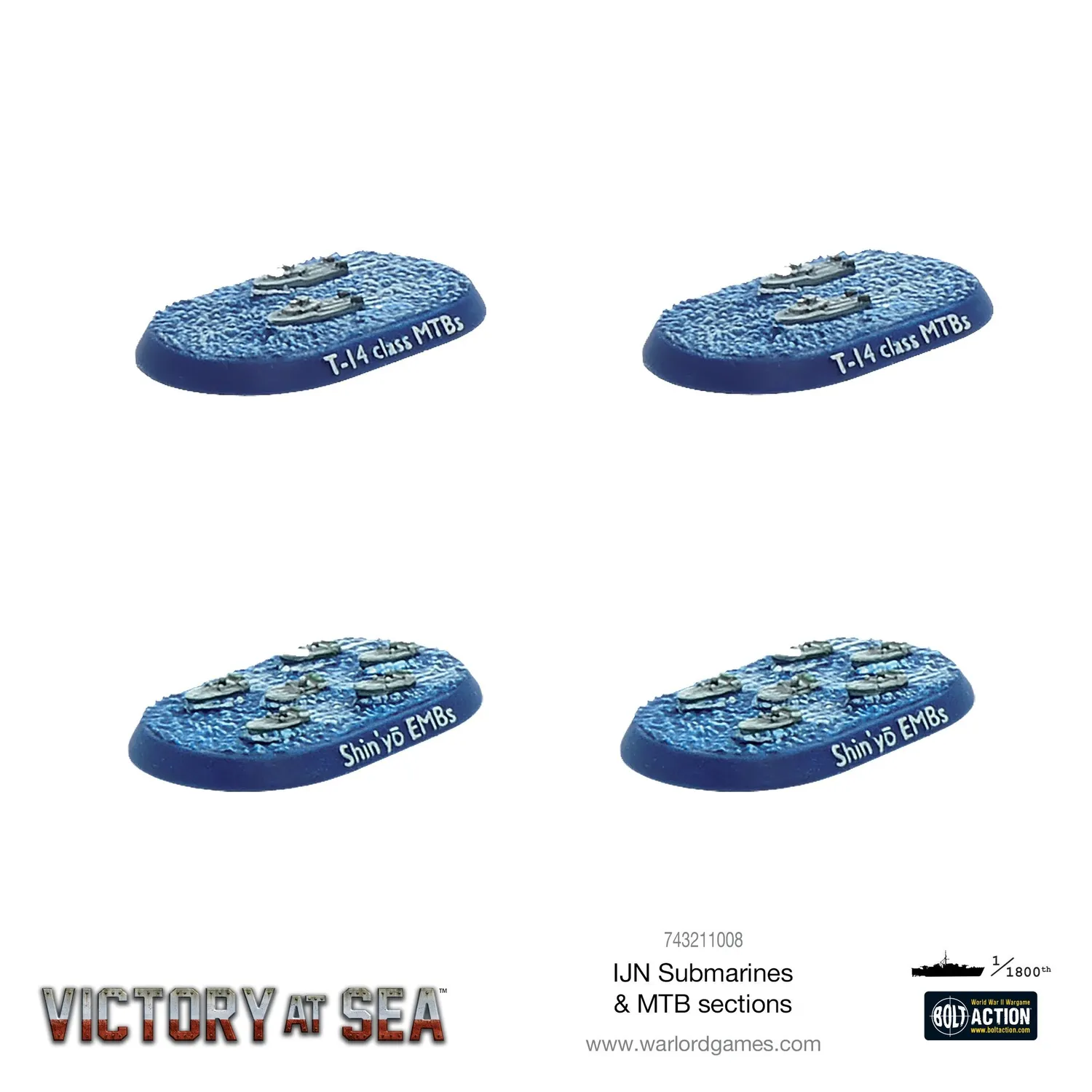 Victory at Sea IJN sous-marins et MTB coffret métal