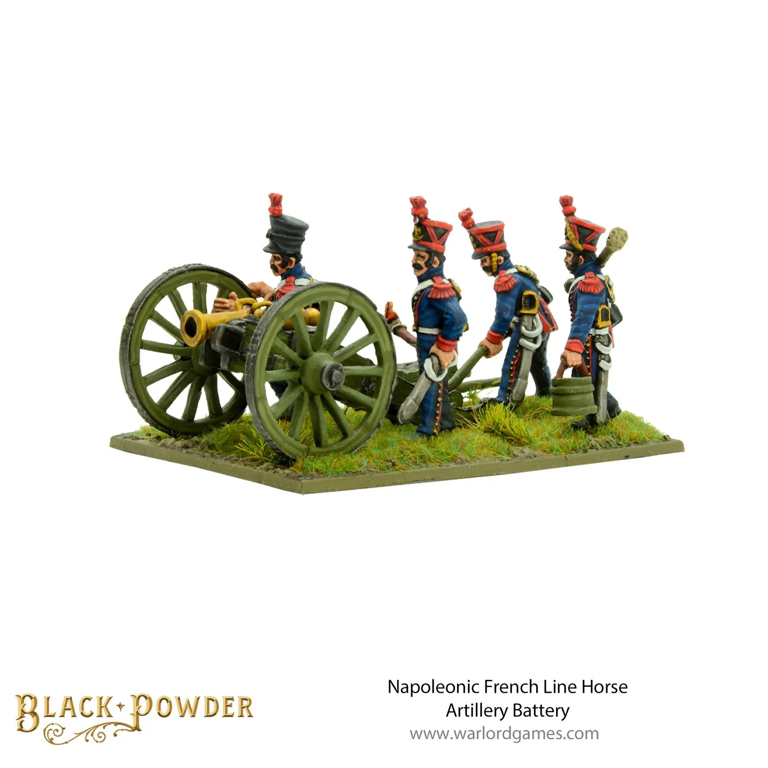 Black Powder Napoleonic French Line Horse Artillery Battery canons