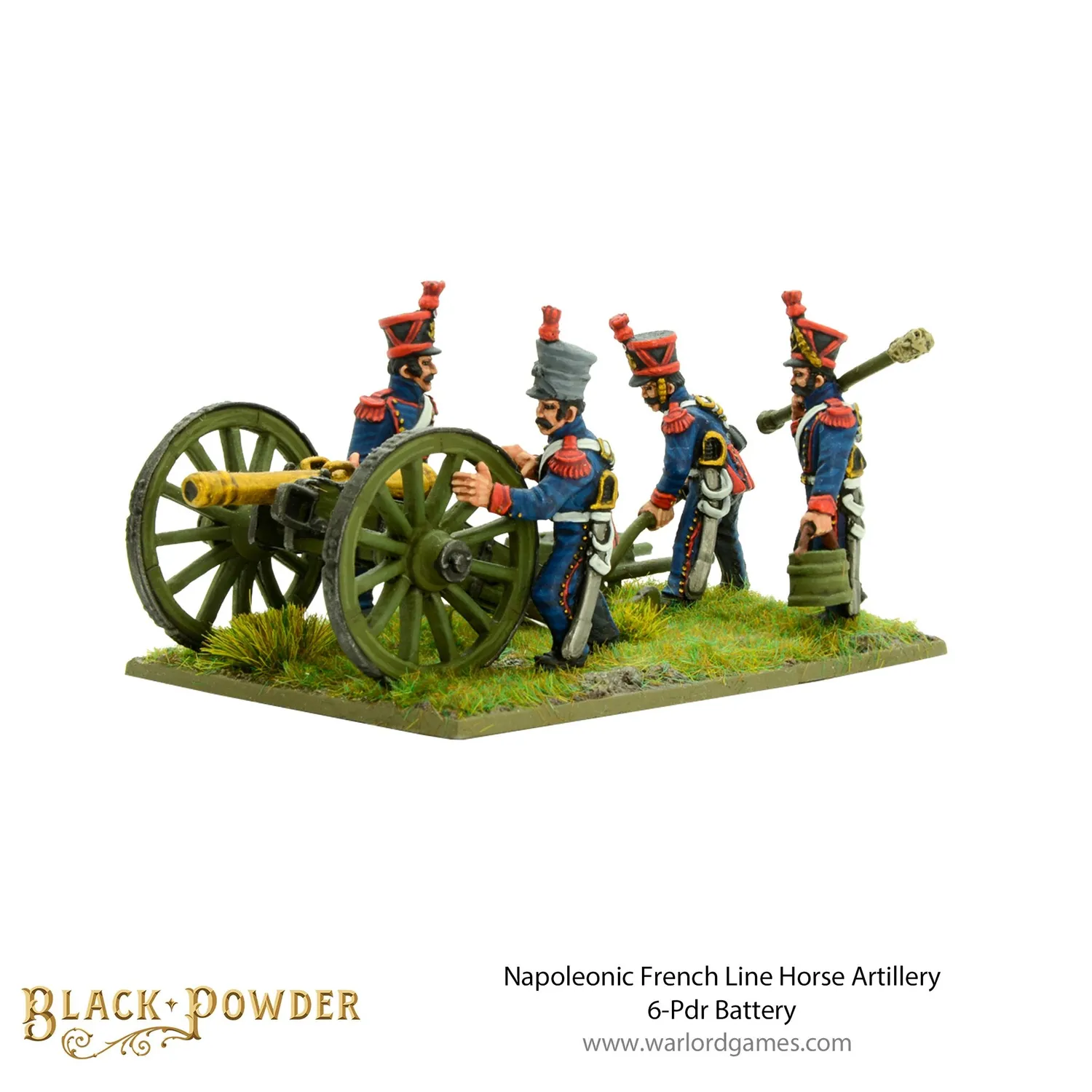 Warlord Games Black Powder Artillerie Cheval Française 6-pdr