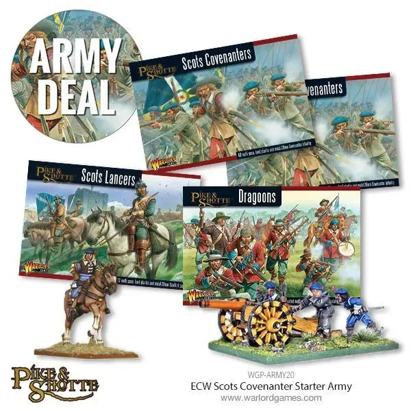 Warlord Pike & Shotte Scots Covenanter armée démarrage