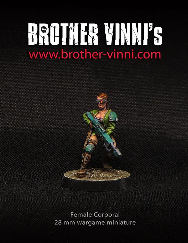 Brother Vinni Corporal Guard figurine résine 28mm garde