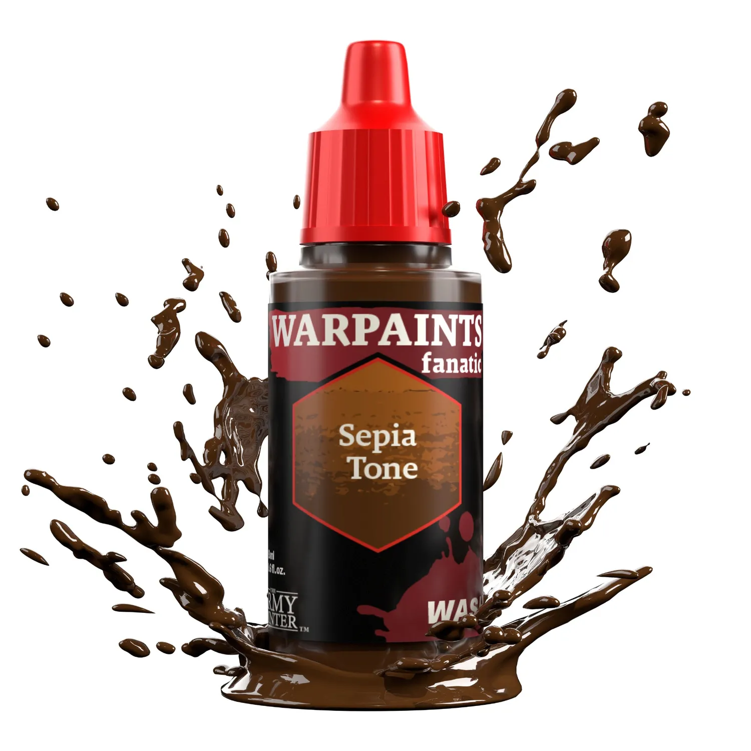 Army Painter Fanatic Wash Sepia Tone lavis 18 ml sépia