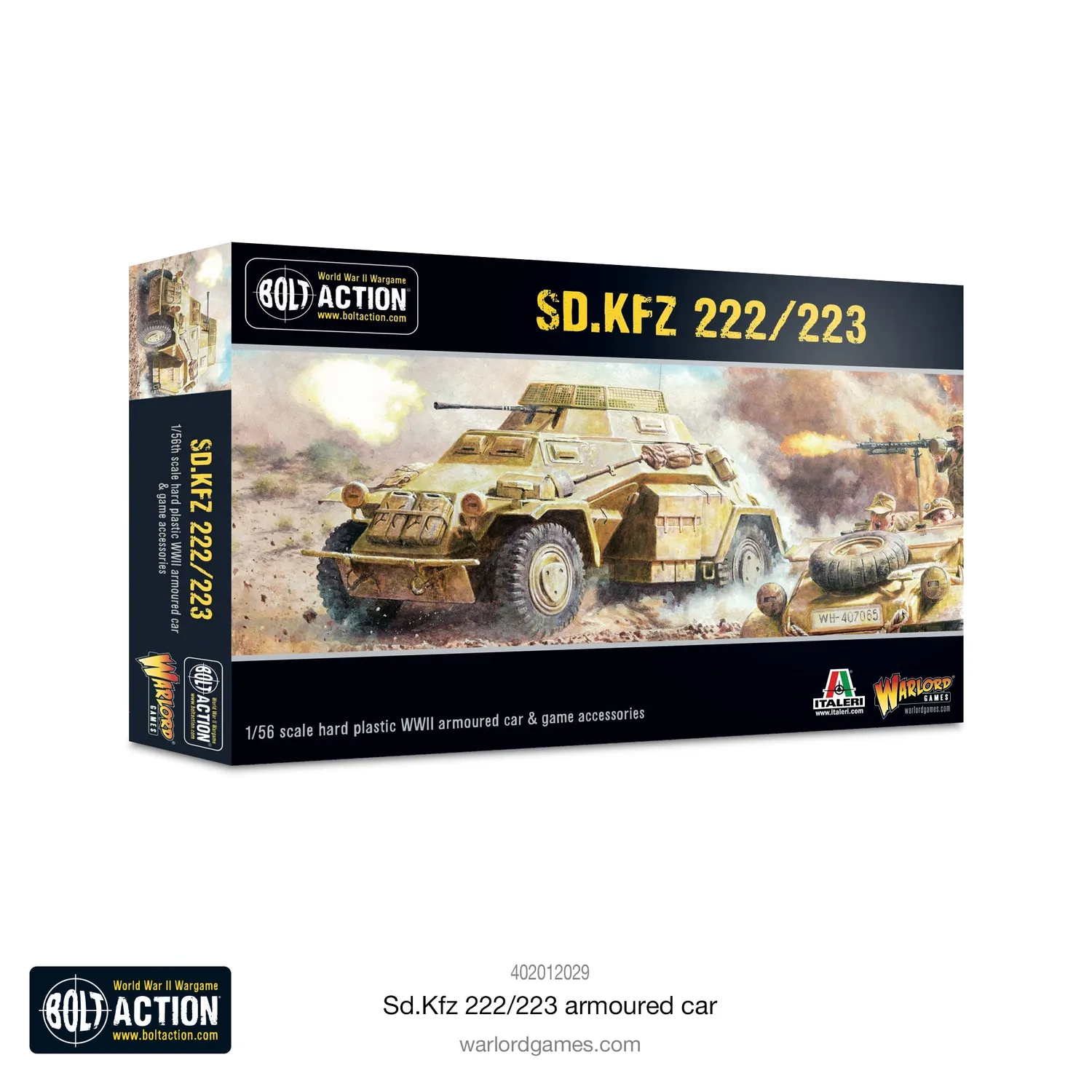 Bolt Action Sd.Kfz 222/223 voiture blindée plastique