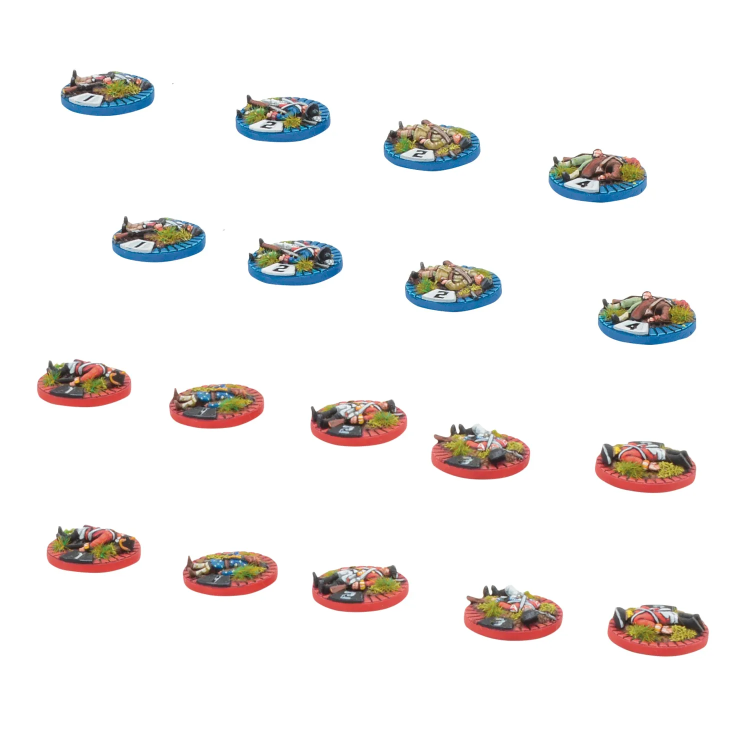 Bolt Action Black Powder Epic Battles marqueurs pertes x18