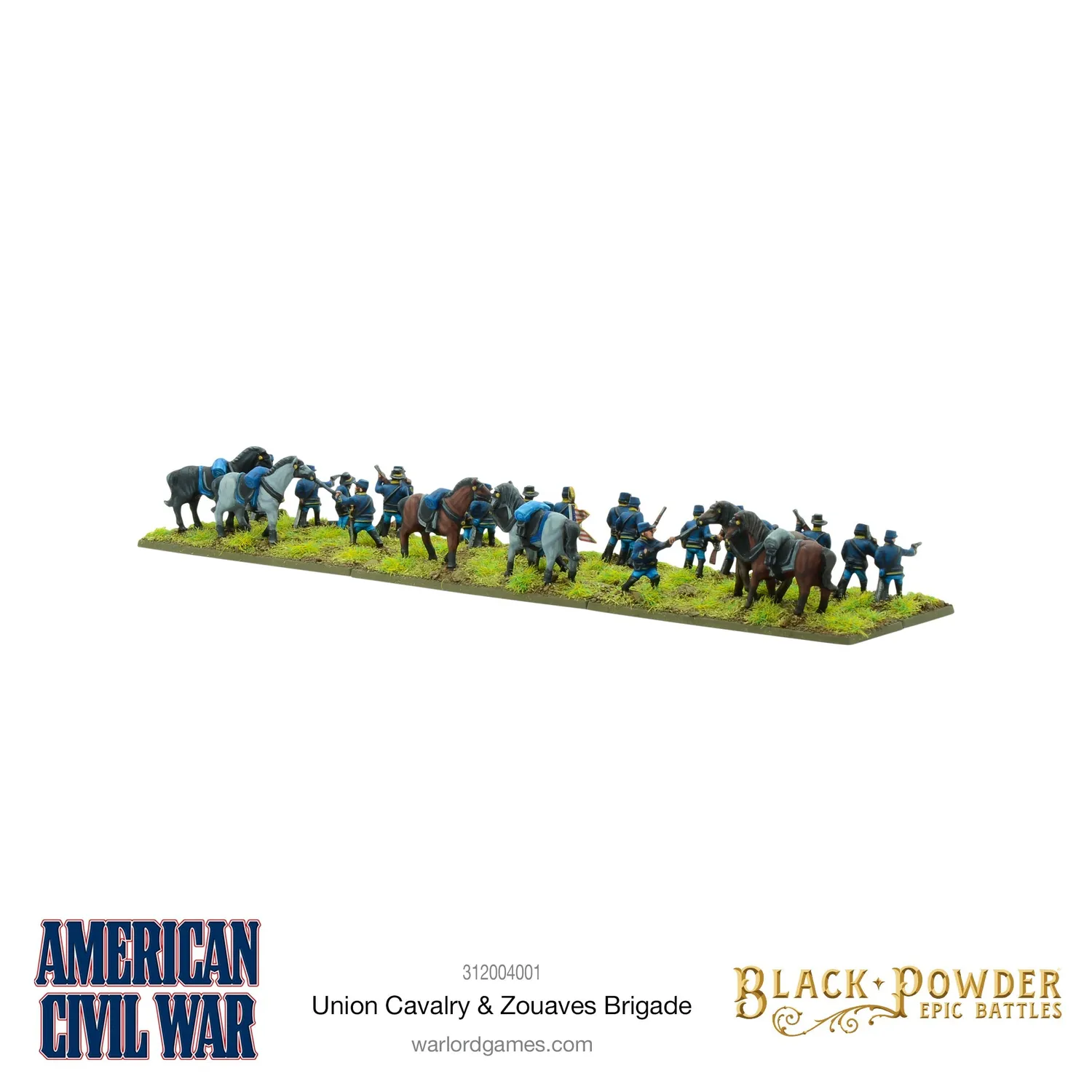 Bolt Action Black Powder Epic Battles American Civil War Union Cavalry & Zouaves Brigade figurines