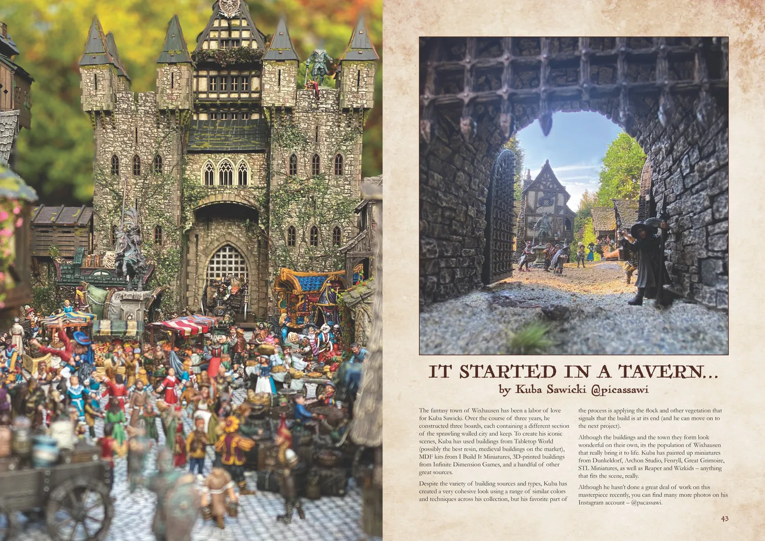 Dave Taylor Miniatures Tremendous Tome Epic Dungeons livre relié 160 p