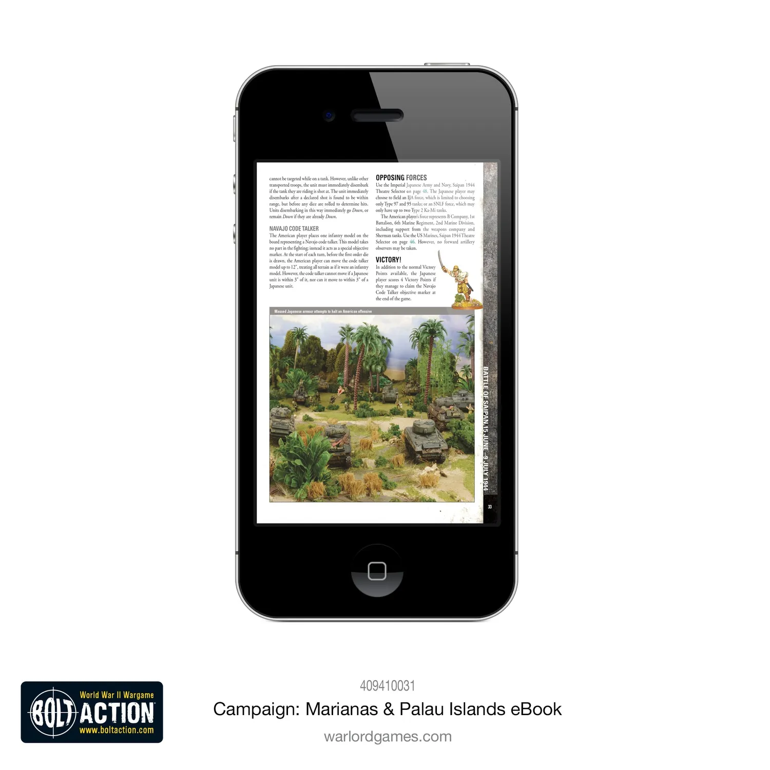 Bolt Action Campaign Mariana & Palau Islands ebook campagne