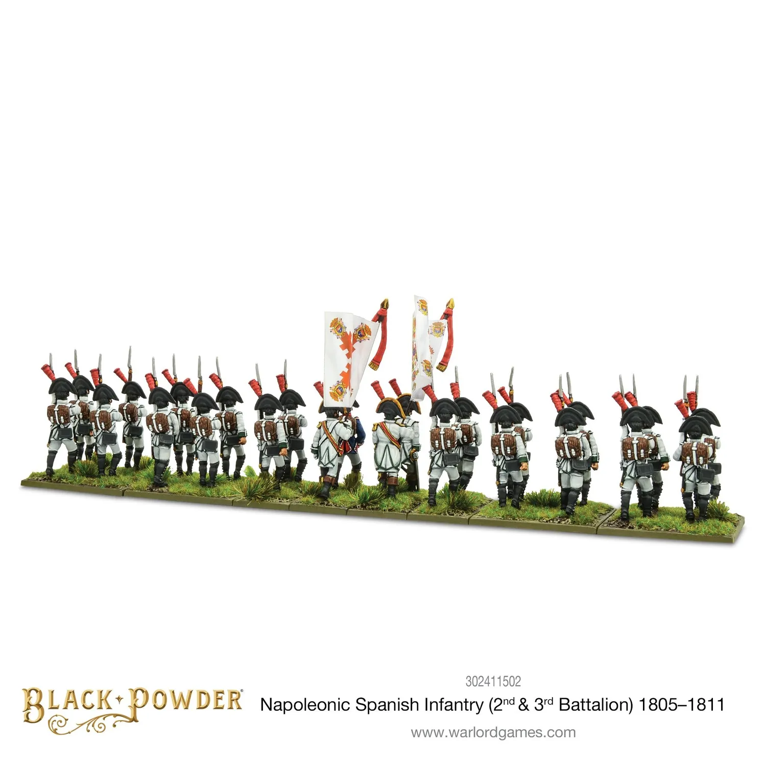 Bolt Action Black Powder Napoleonic Spanish Infantry 1805-1811 figurines