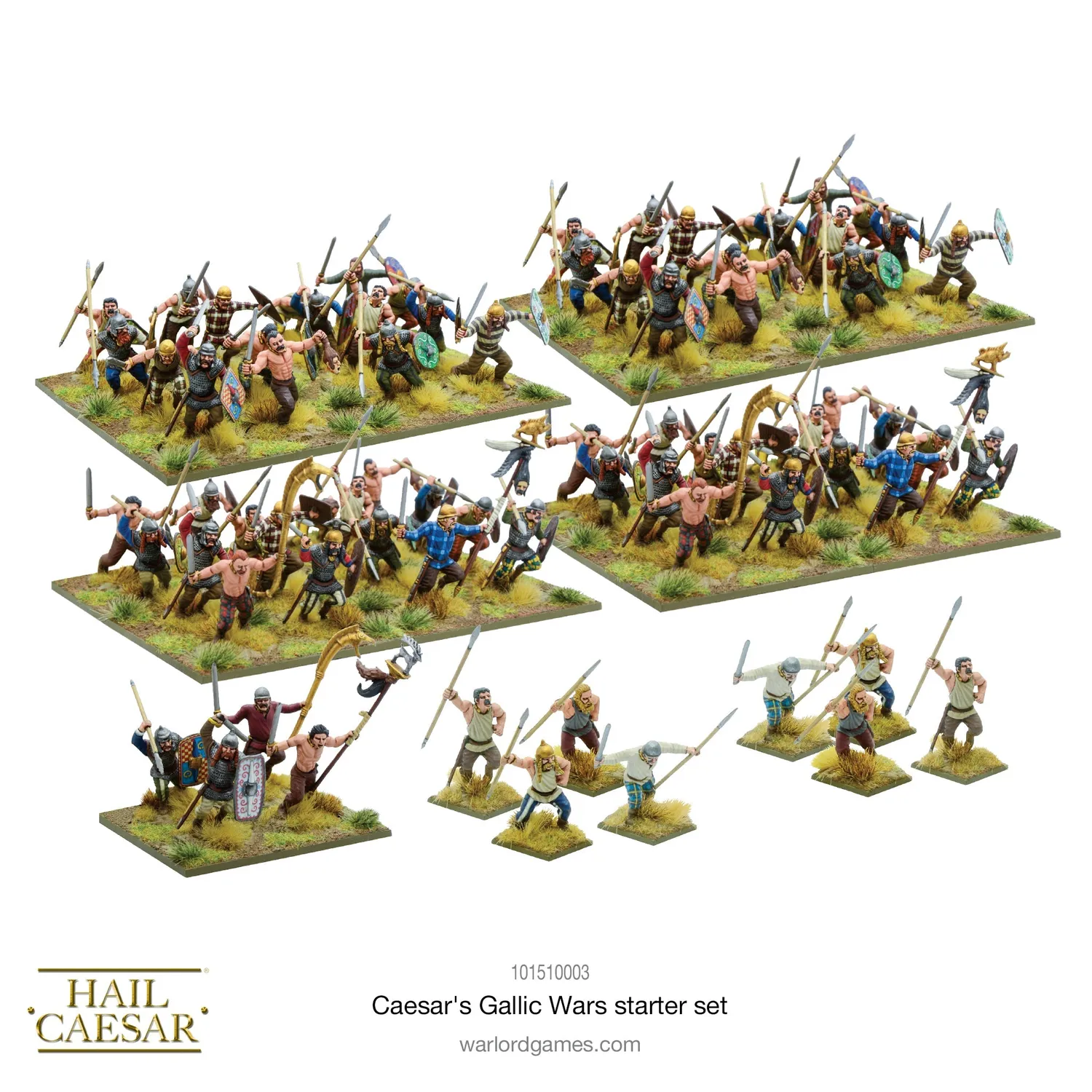 Hail Caesar Caesar's Gallic Wars starter set figurines plastique 128