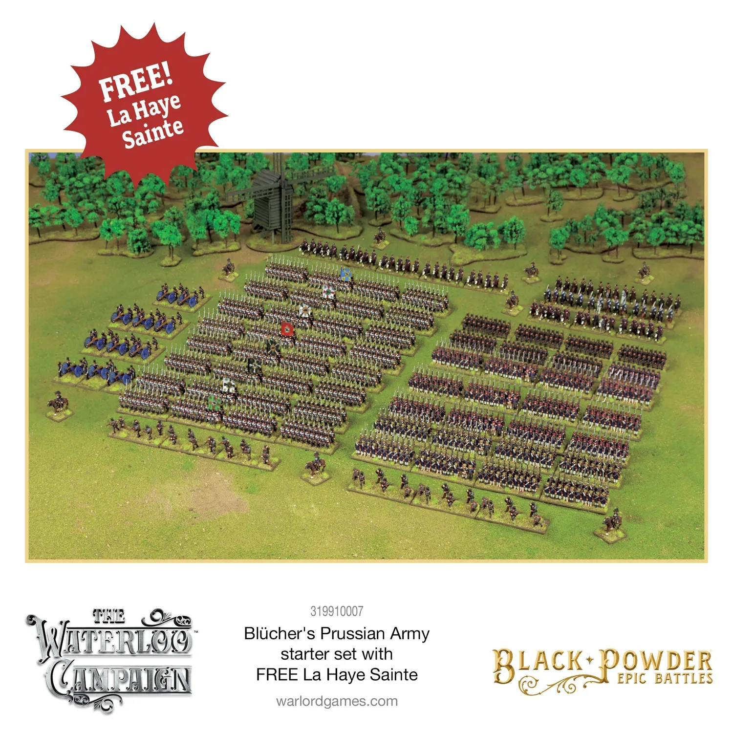 Bolt Action Black Powder Epic Battles Waterloo Prussian Starter Army coffret armée