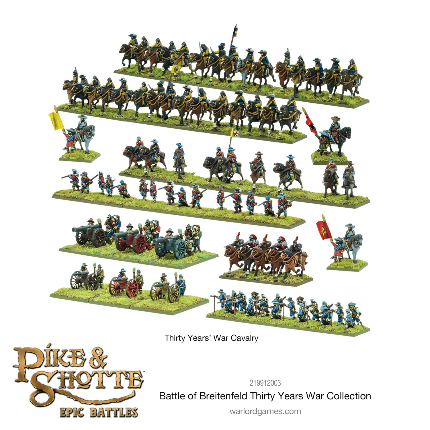 Warlord Games Pike & Shotte Epic Battles Battle of Breitenfeld Thirty Years War Collection cavalerie
