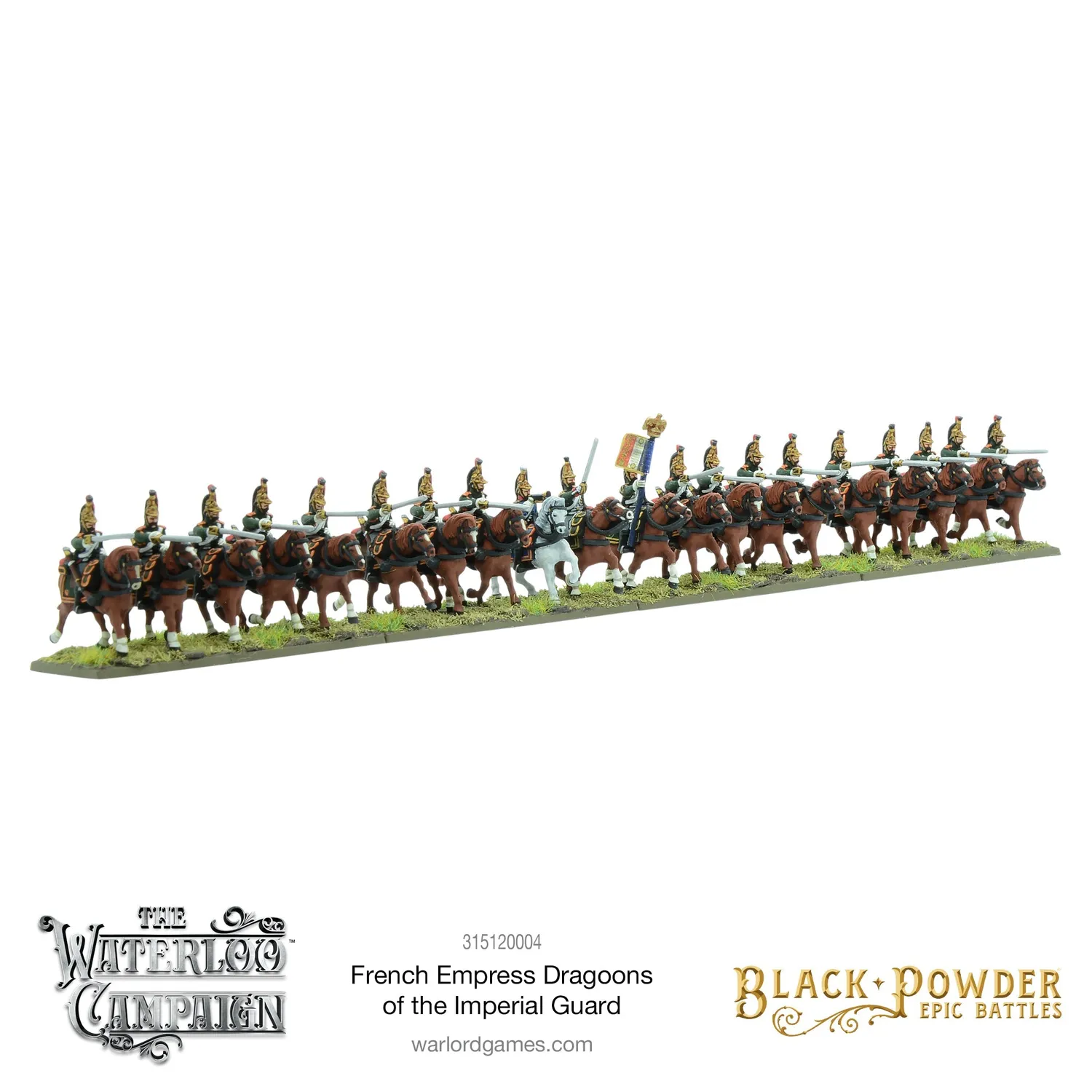 Black Powder Epic Waterloo Dragons Impératrice résine