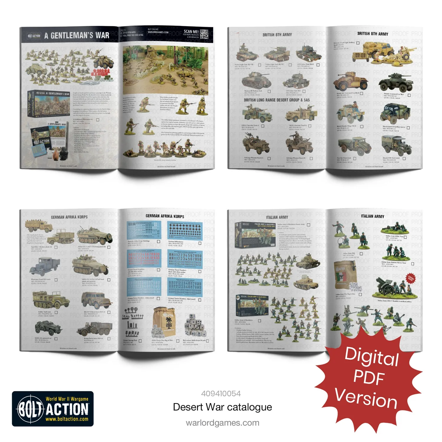 Bolt Action Digital Bolt Action Desert War Catalogue PDF numérique