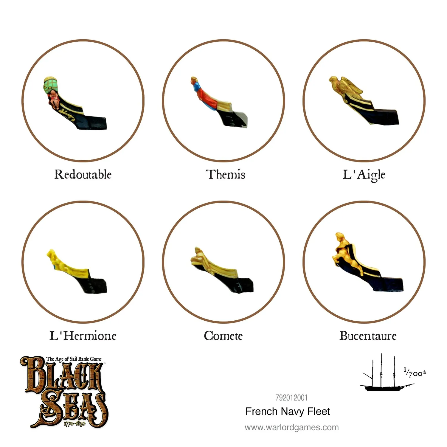 Bolt Action Cruel Seas French Navy Fleet flotte française 1770–1830