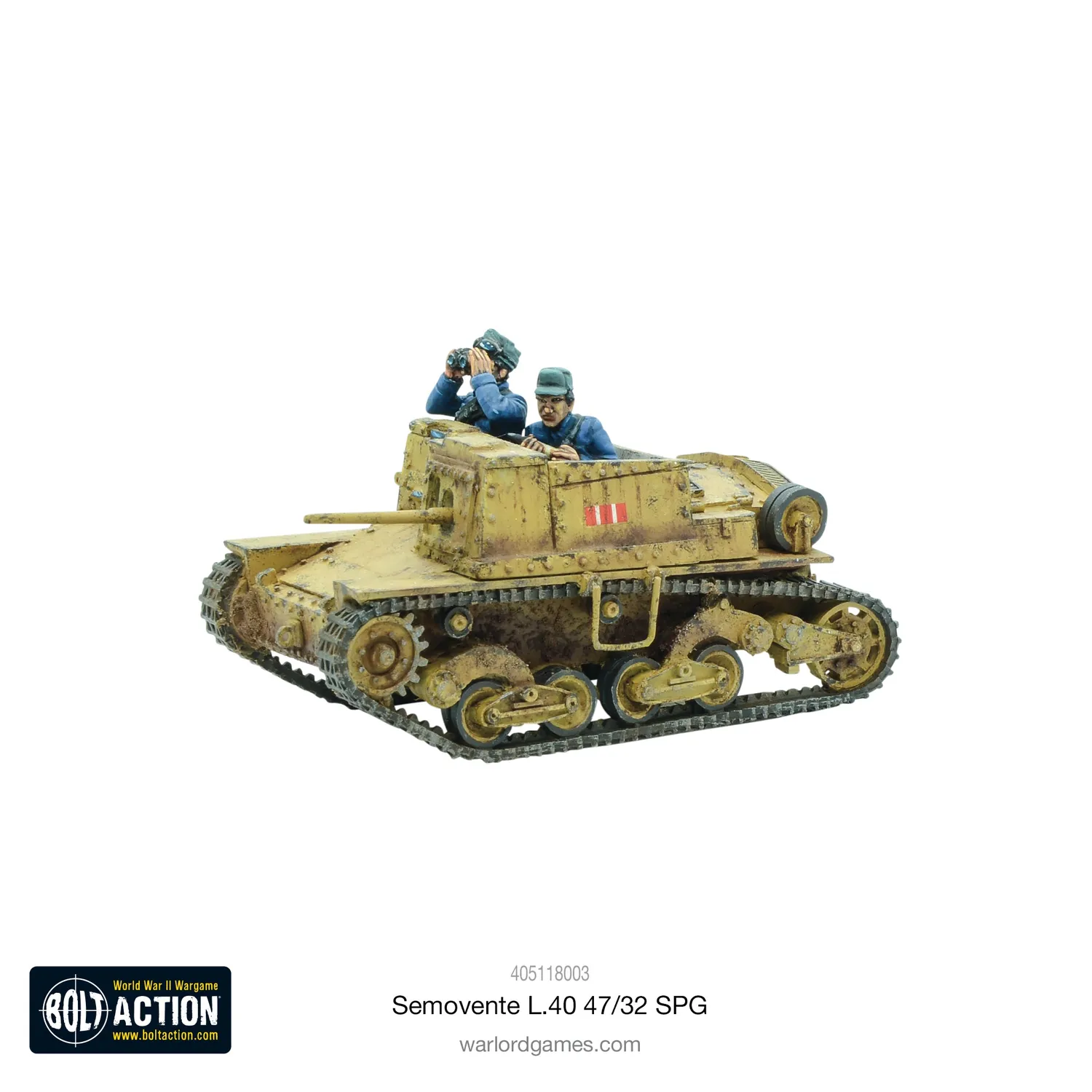 Bolt Action Semovente 47/32 canon automoteur résine métal