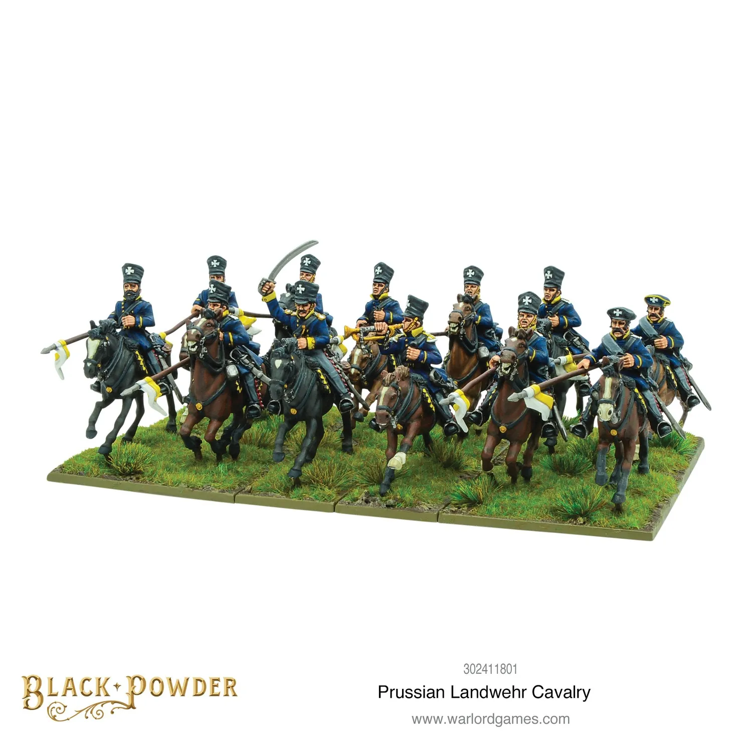 Bolt Action Landwehr cavalerie figurines prussiennes x12