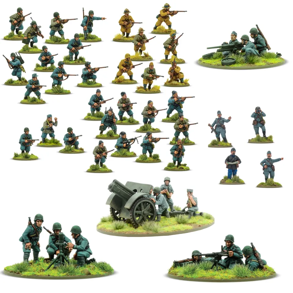 Bolt Action Italian Army « Vincere! E vinceremo! » bundle de figurines
