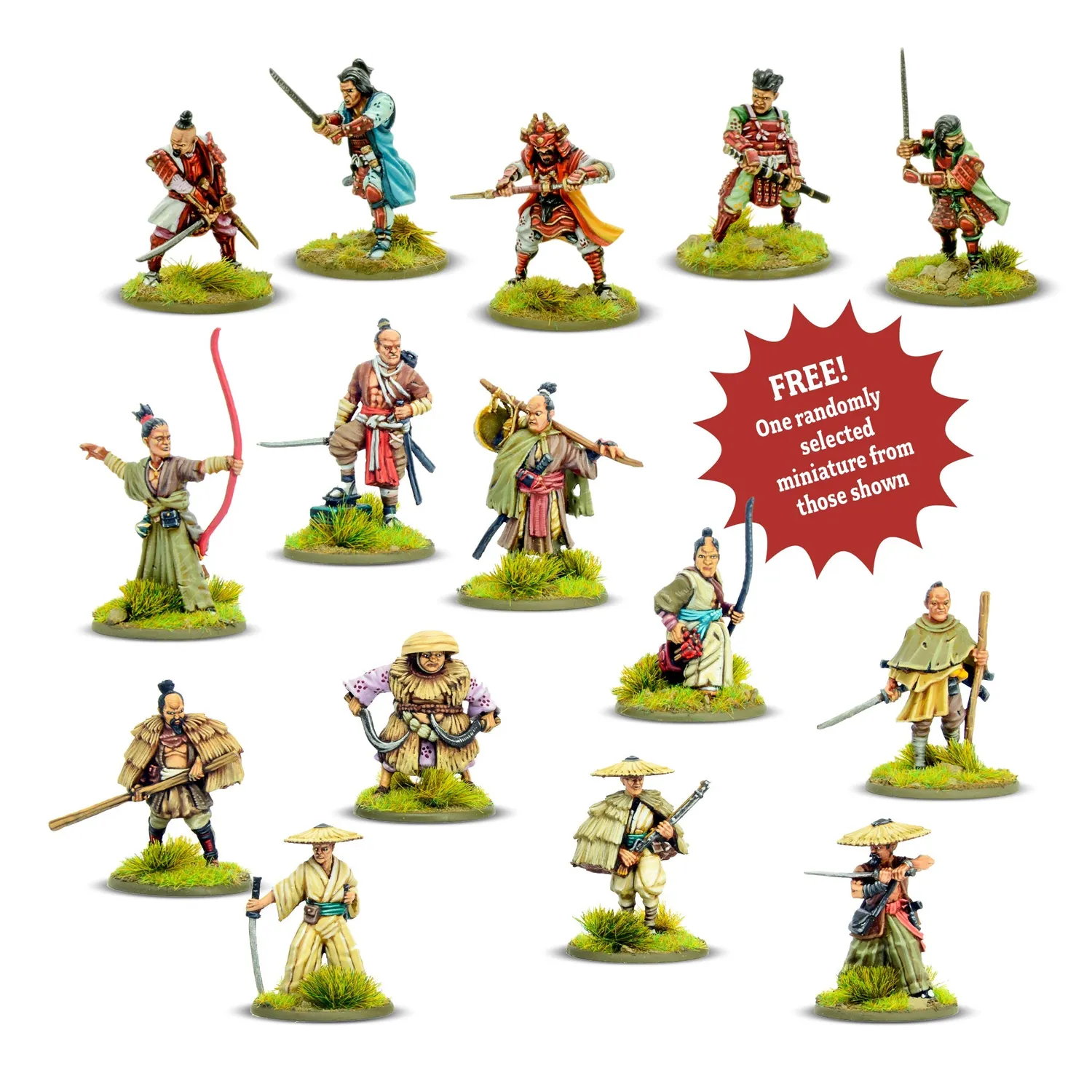 Paint Tamer Daimyo Collection pinceaux synthèse 12 pièces