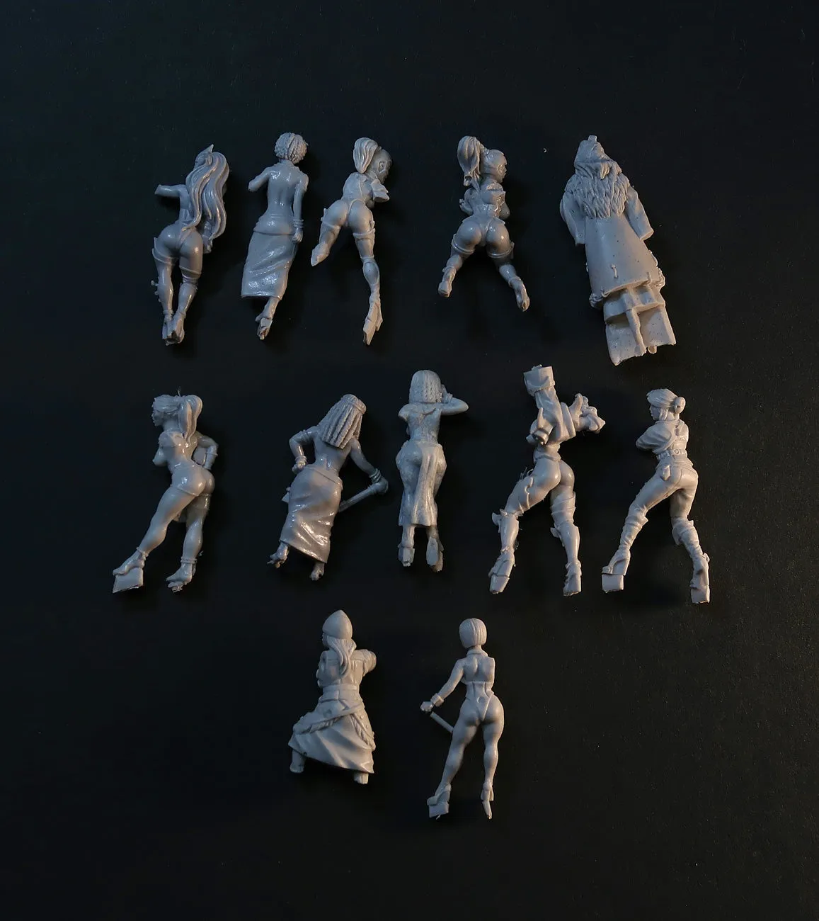 Brother Vinni Broken Bits corps féminins bits résine lot 12