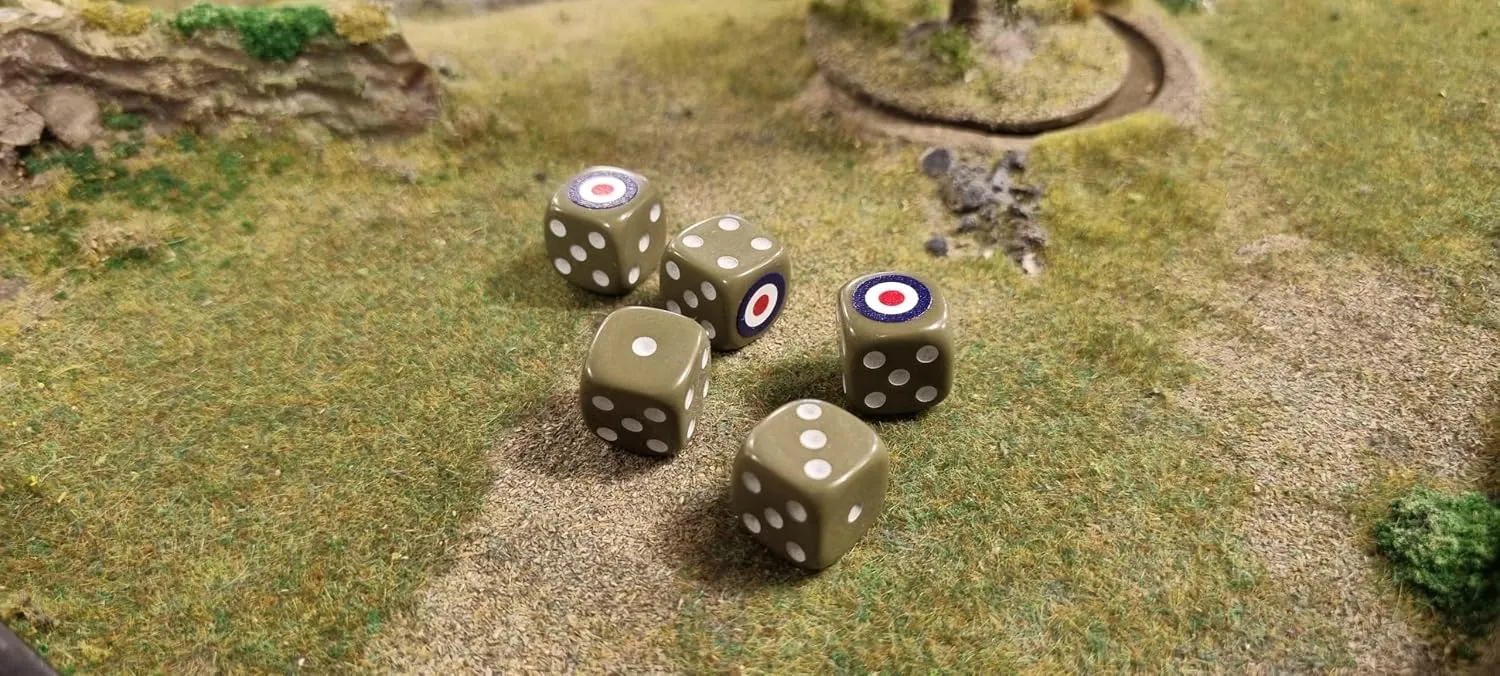 Bolt Action British Army D6 dés britanniques x16