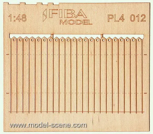 Albion Decorative European wooden fence clôture bois diorama 2 pièces
