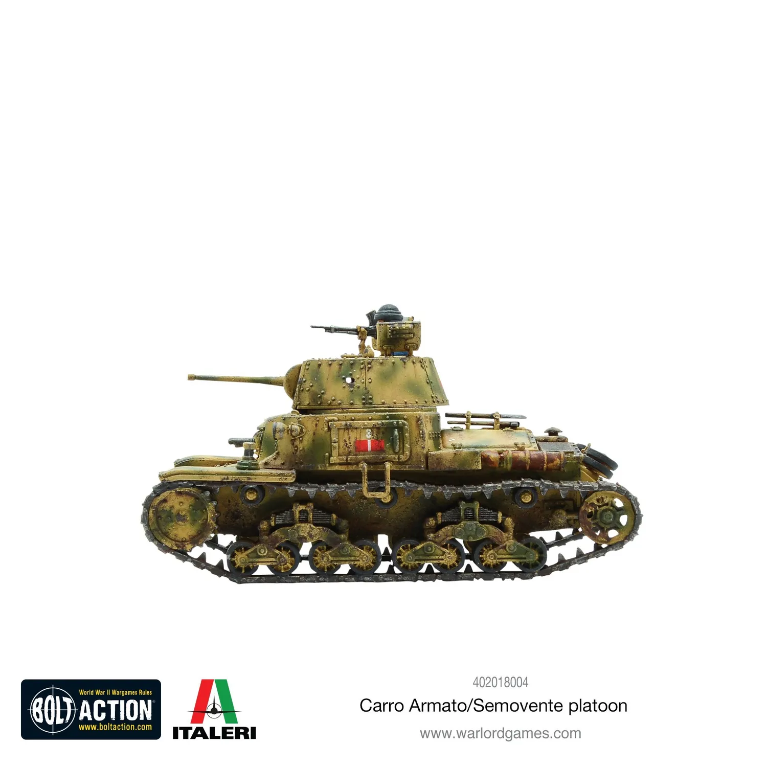 Bolt Action Carro Armato M13 Platoon kit de chars italien 3 pièces