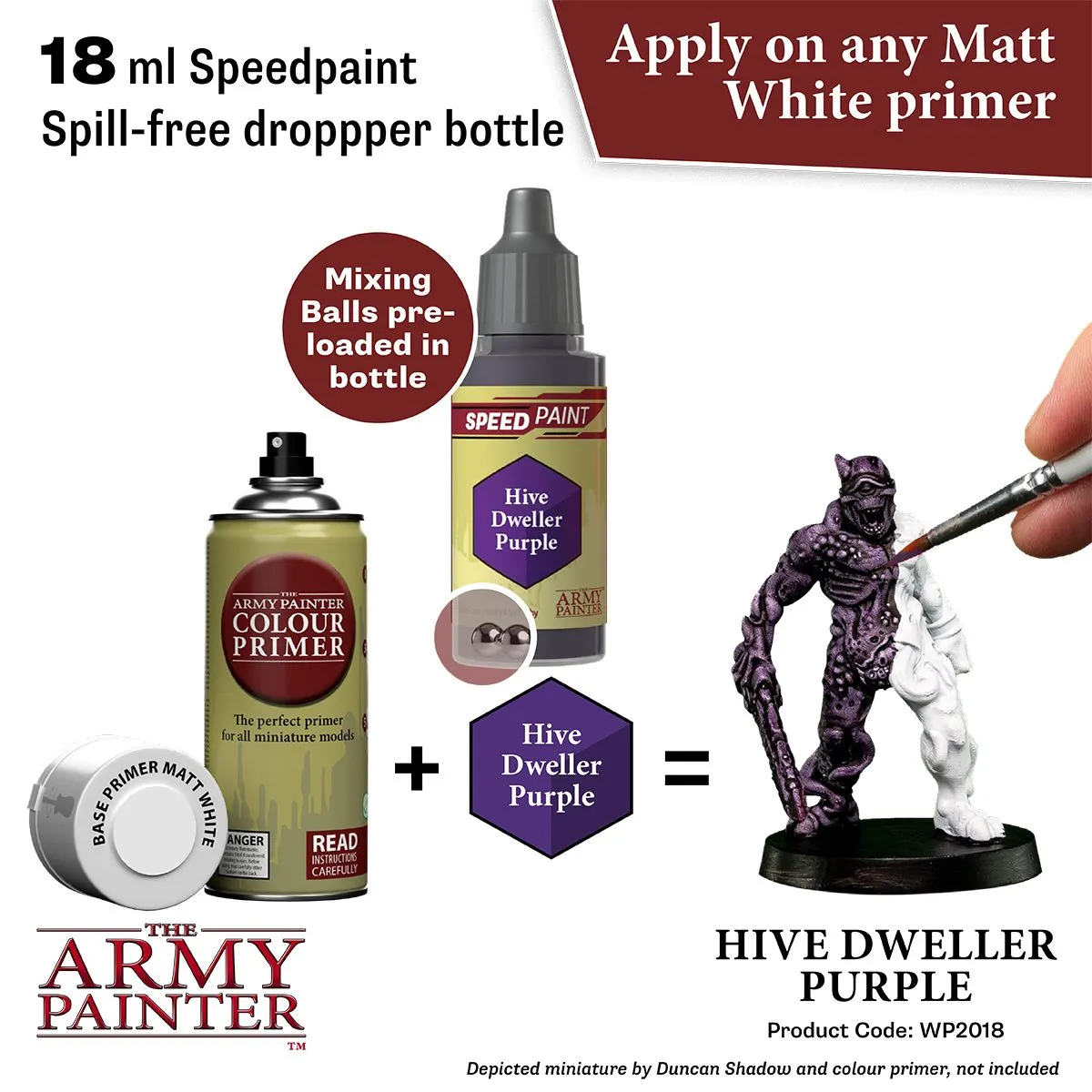 Army Painter Speedpaint Hive Dweller Purple peinture violet