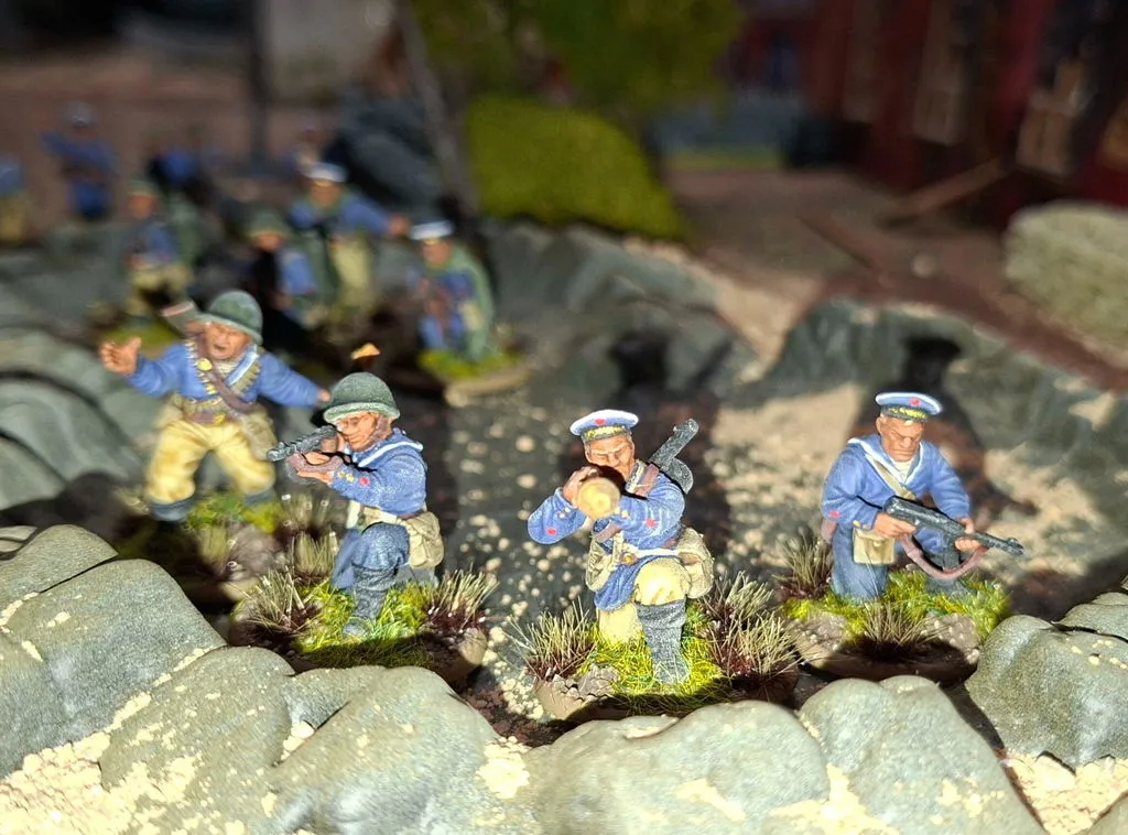 Bolt Action Soviet Naval Brigade ‘Tank Hunters’ Anti-Tank Team figurine