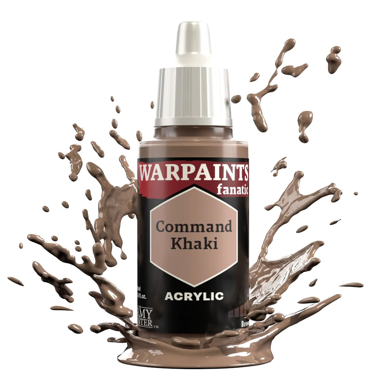 Army Painter Warpaints Fanatic Command Khaki peinture 18ml kaki