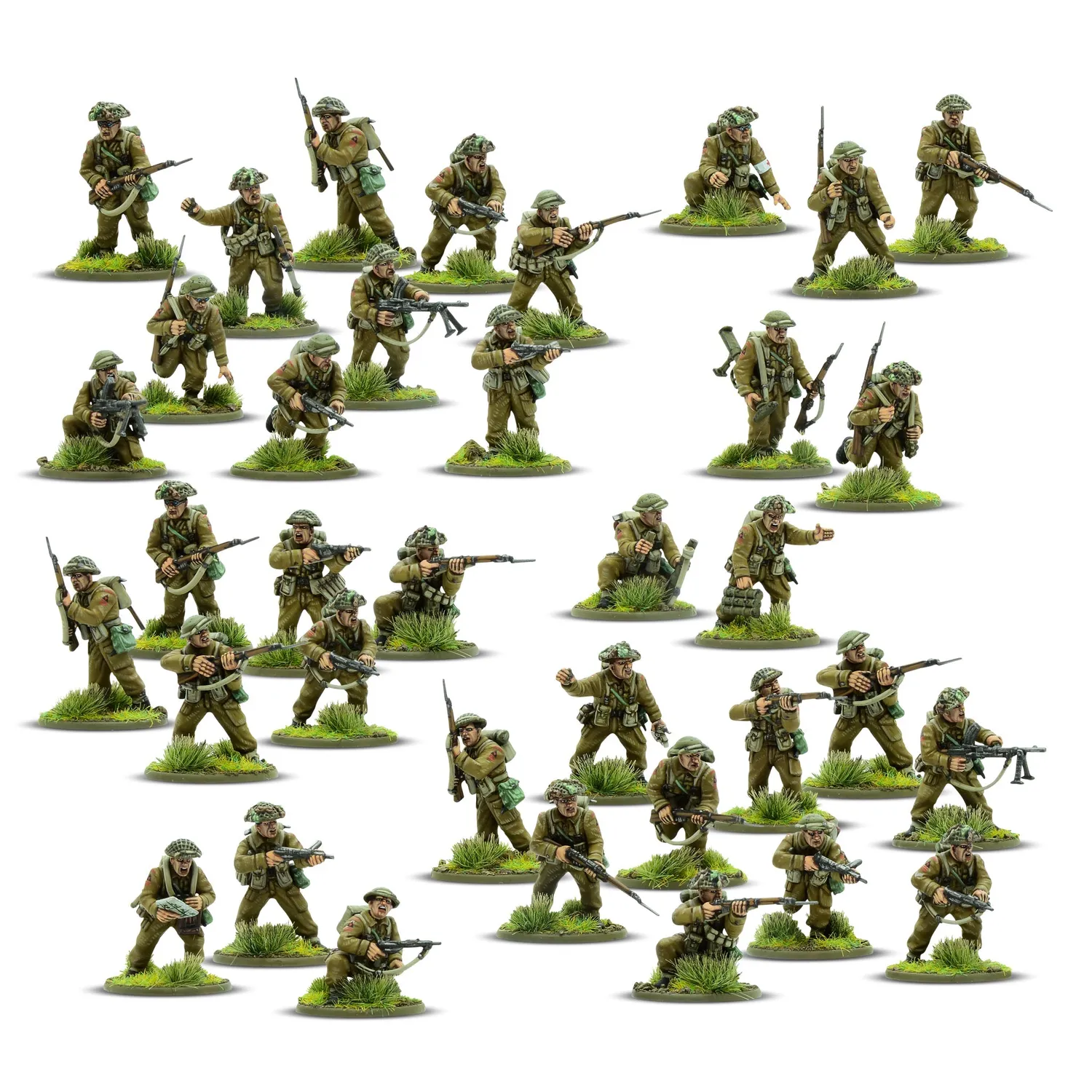 Bolt Action For King & Country armée de démarrage britannique canadienne plastique