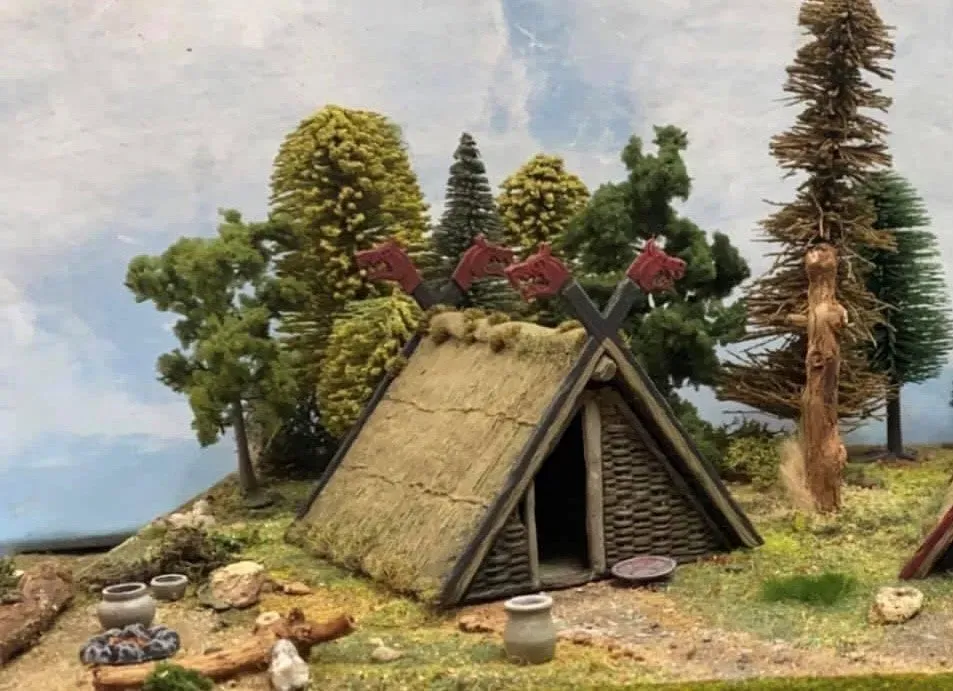 Bolt Action Terrain Viking House maison 28 mm plastique