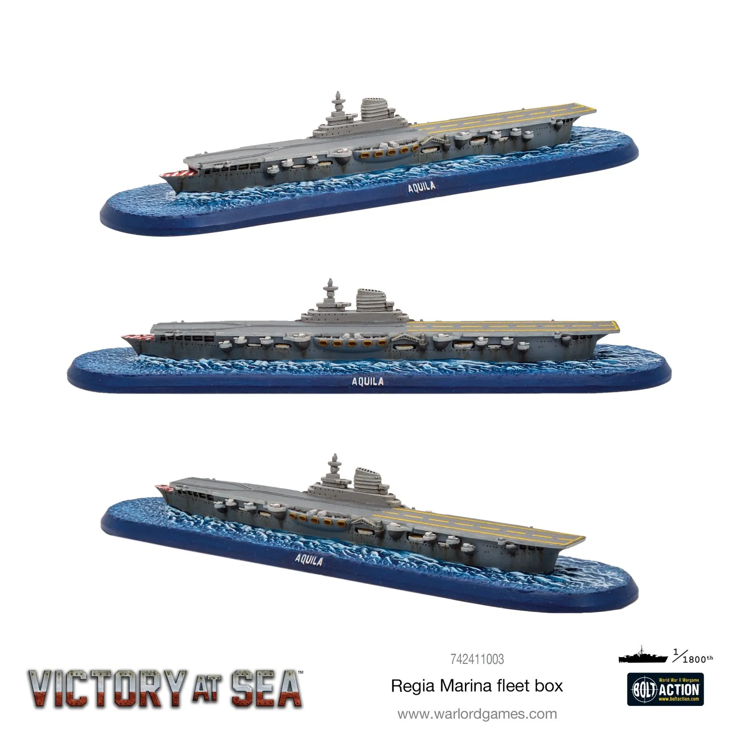Bolt Action Victory at Sea Regia Marina coffret flotte