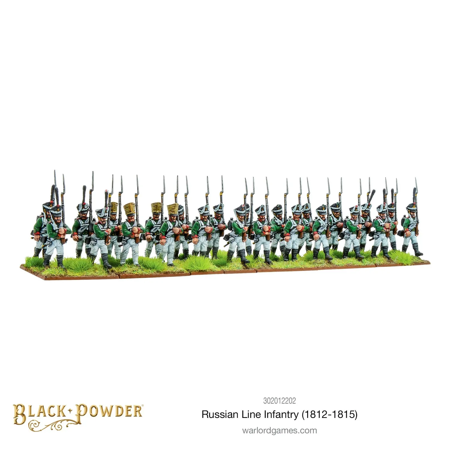 Bolt Action Napoleonic Russian Line Infantry 1812-1815 boîte plastique