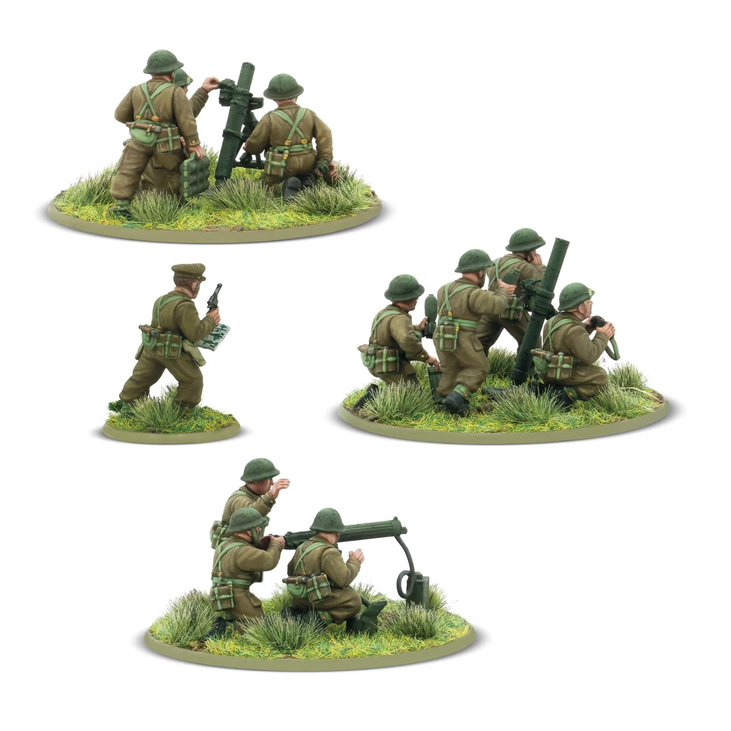 Bolt Action For King & Country armée de démarrage britannique canadienne plastique