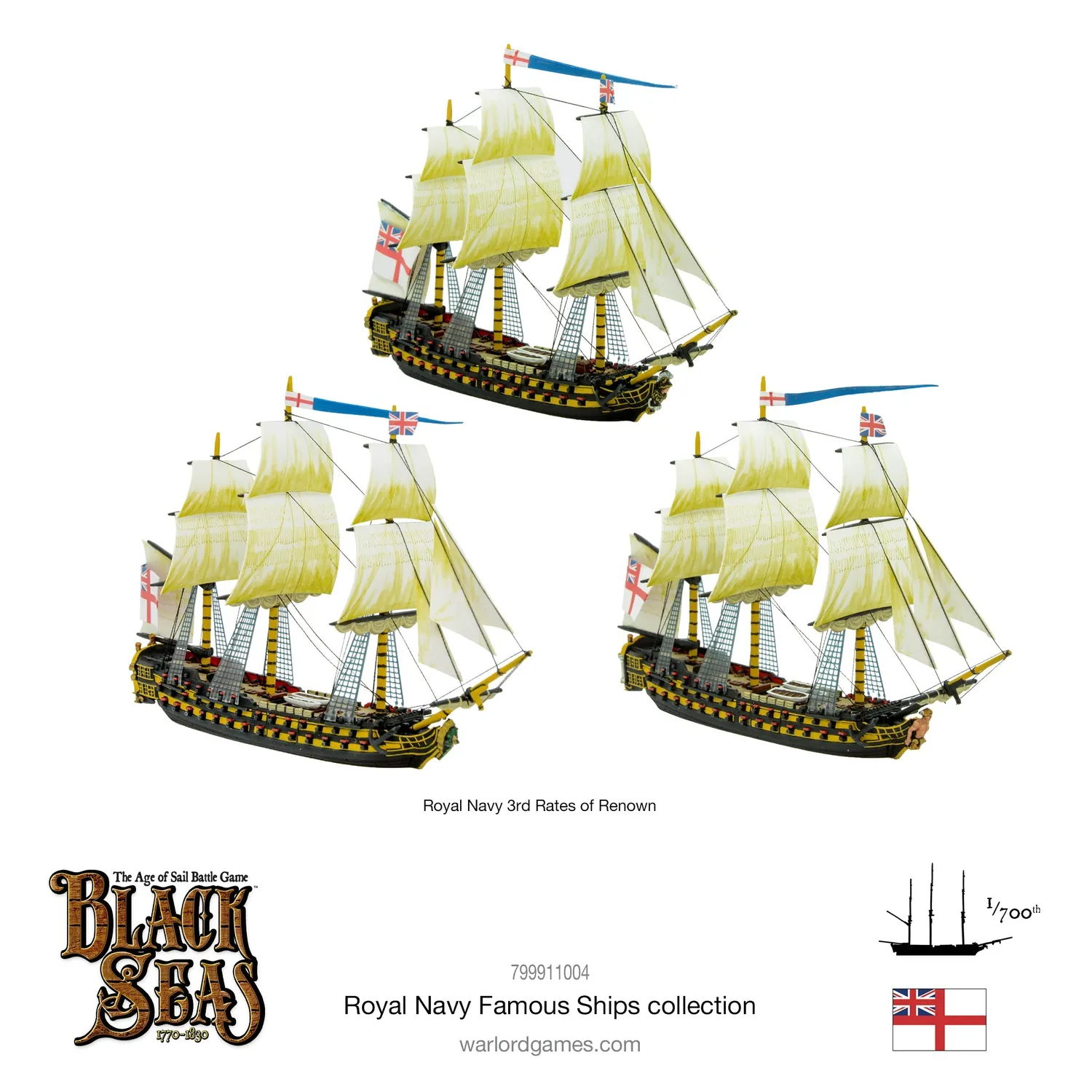 Bolt Action Black Seas Royal Navy Famous Ships Bundle bateaux