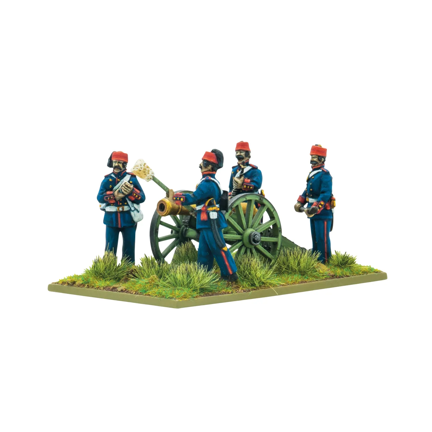 Warlord Games Black Powder Crimean War Turkish artillery battery figurines