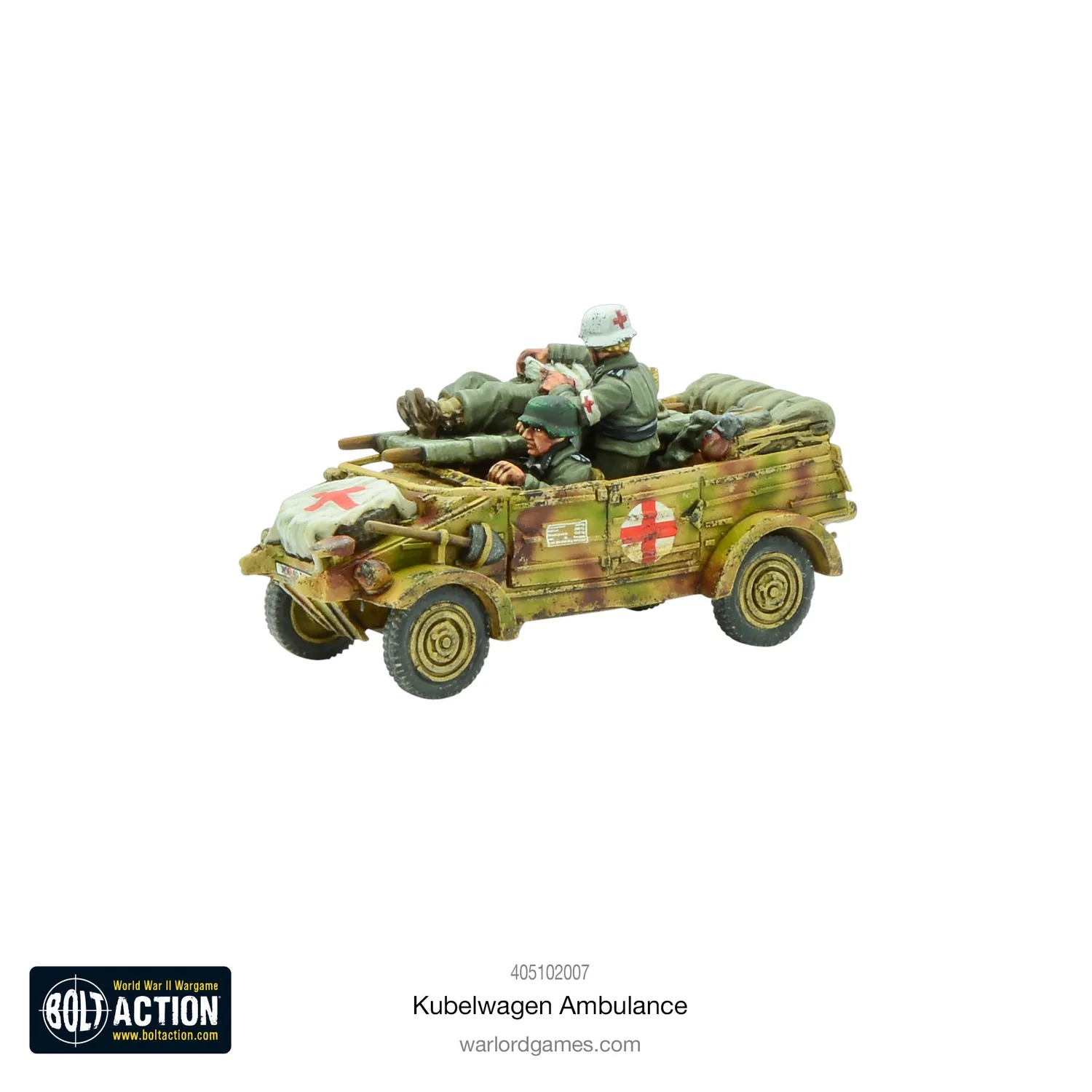 Bolt Action Kubelwagen Ambulance véhicule résine métal