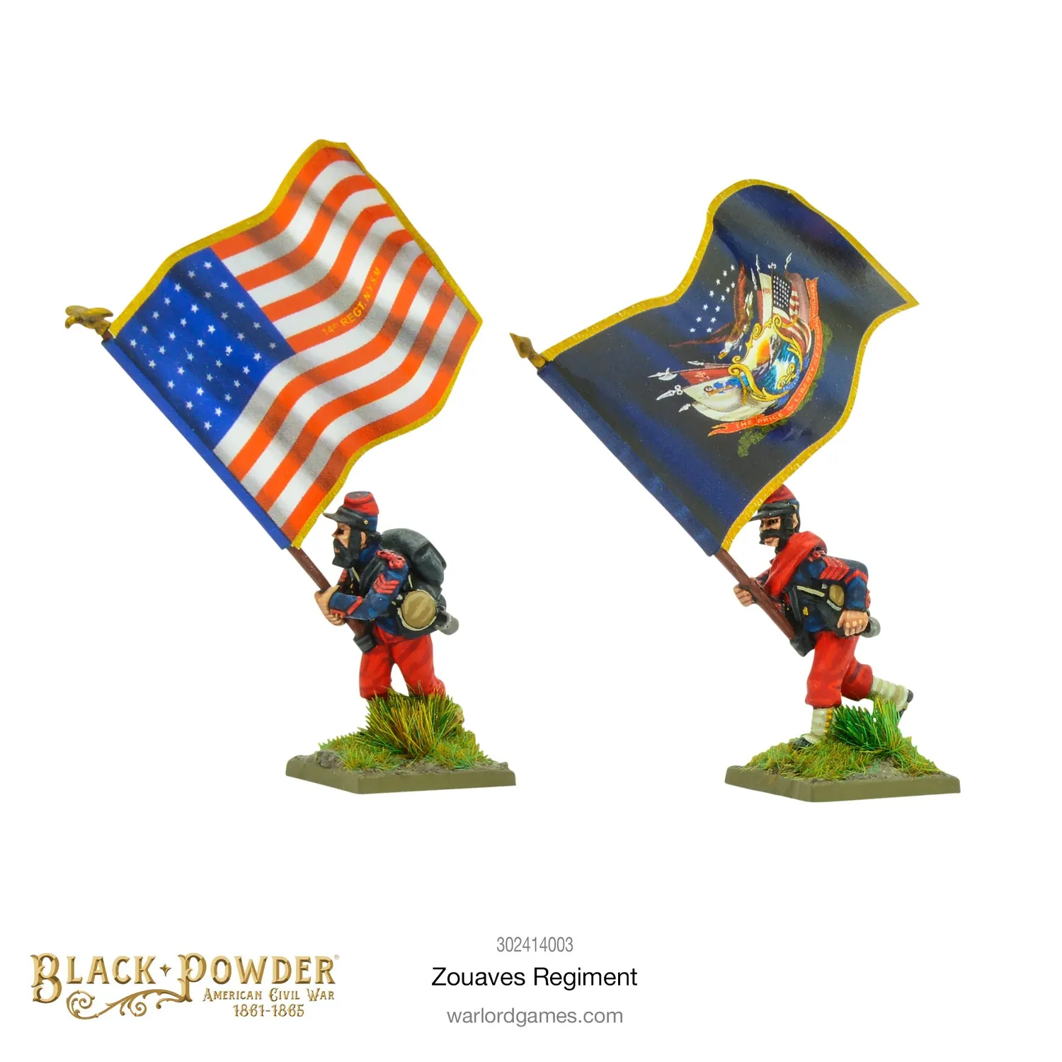 Warlord Black Powder Zouaves Regiment 24 figurines résine