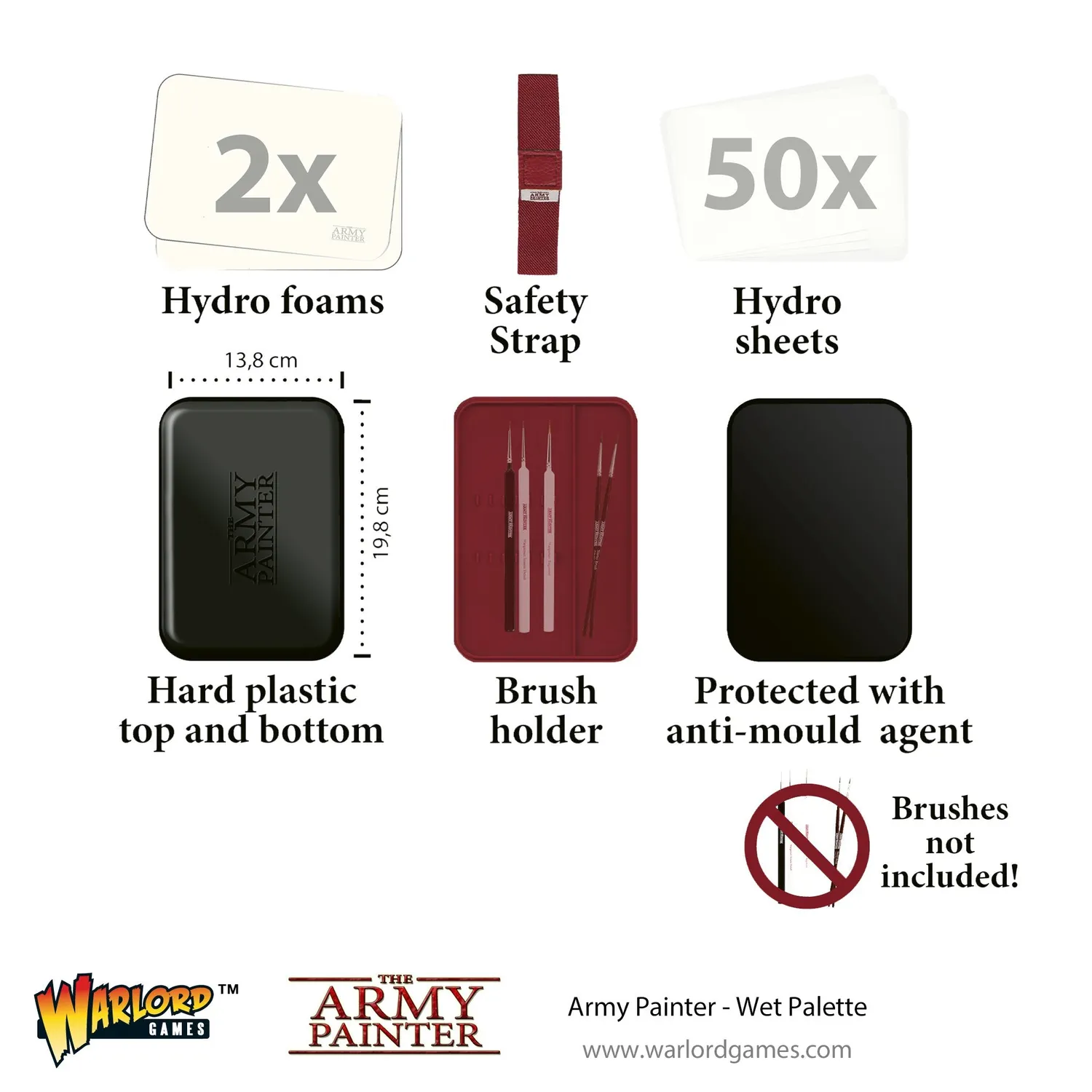 Army Painter Wet Palette palette humide peinture figurines