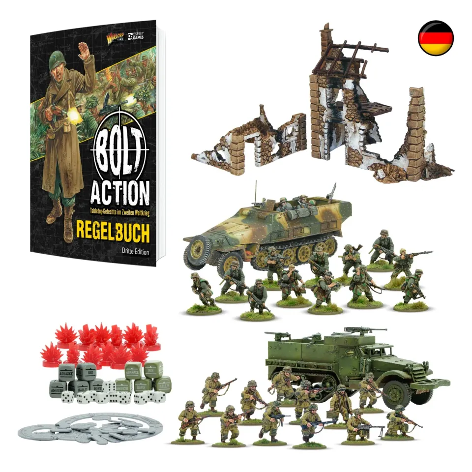 Bolt Action Band of Brothers Third Edition boîte démarrage allemand