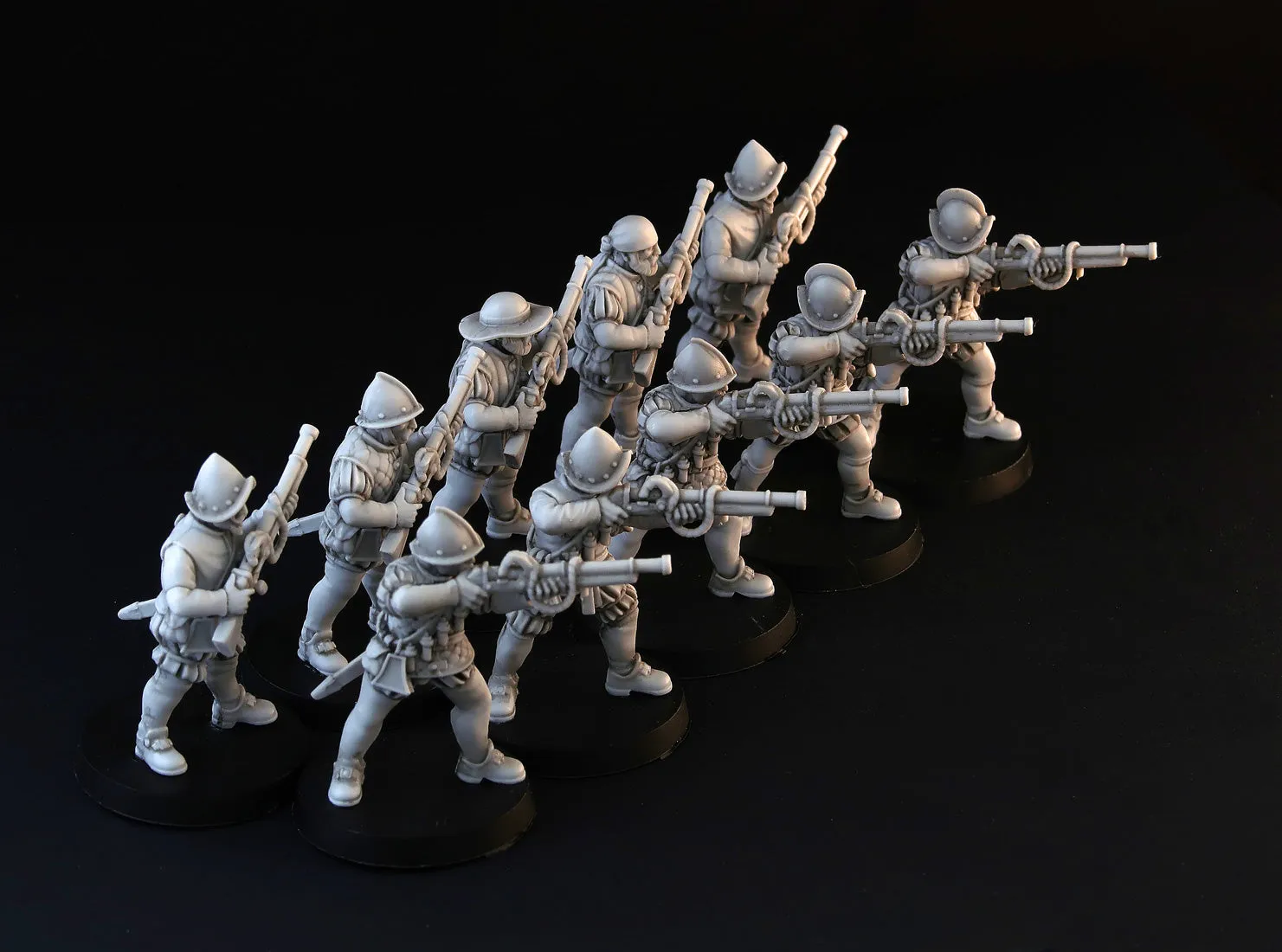 Brother Vinni Spanish Hand Gunners figurines 28mm lot 10