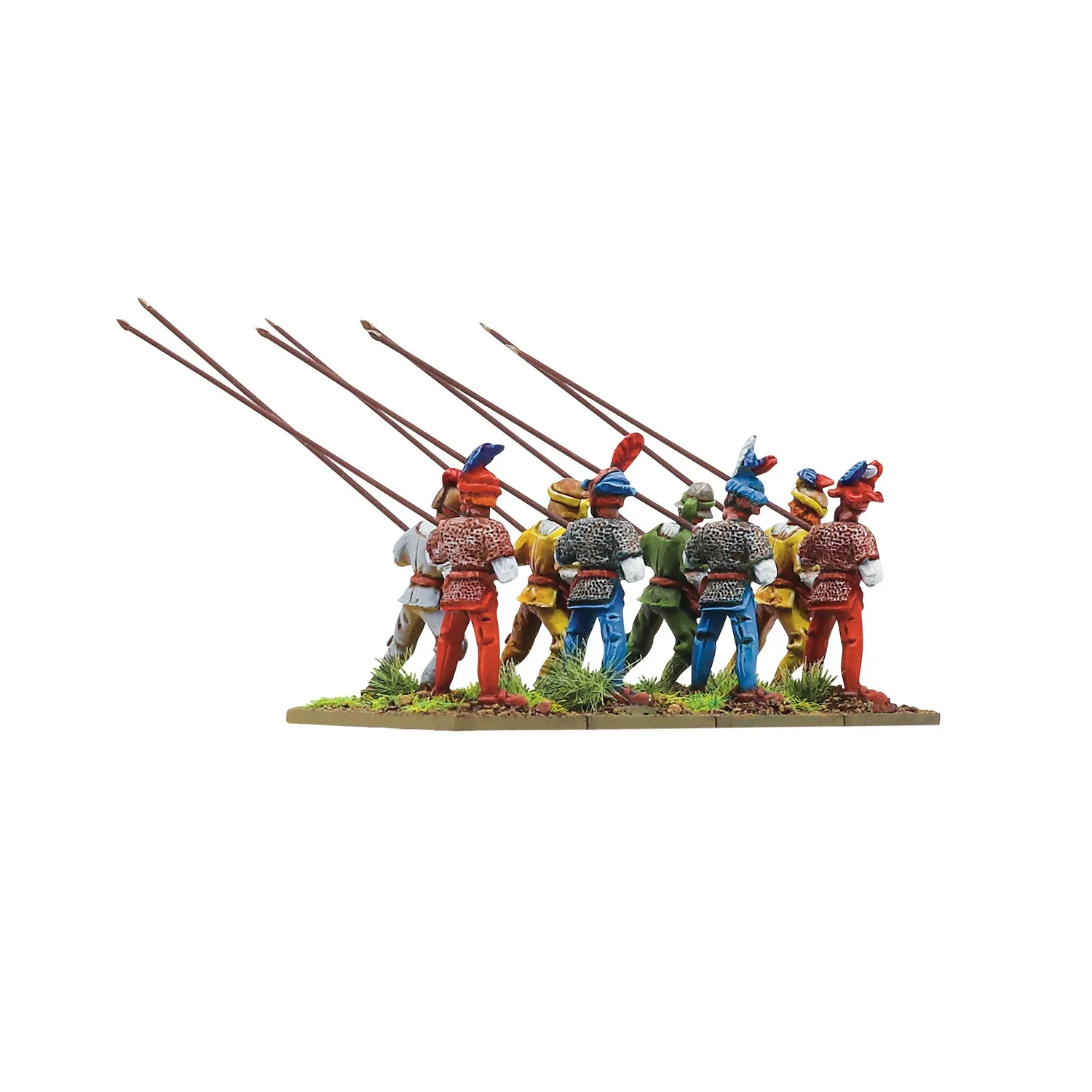 Bolt Action Italian Wars Swiss Pikemen At port 45 figurines métal