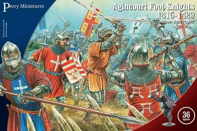 Bolt Action Perry Miniatures Agincourt Foot Knights figurines plastique