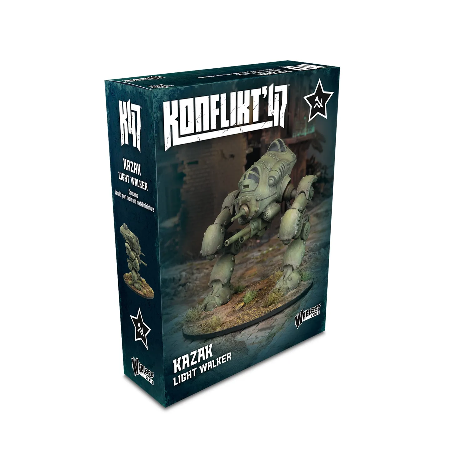 Bolt Action Konflikt ’47 Kazak Light Walker figurine résine métal
