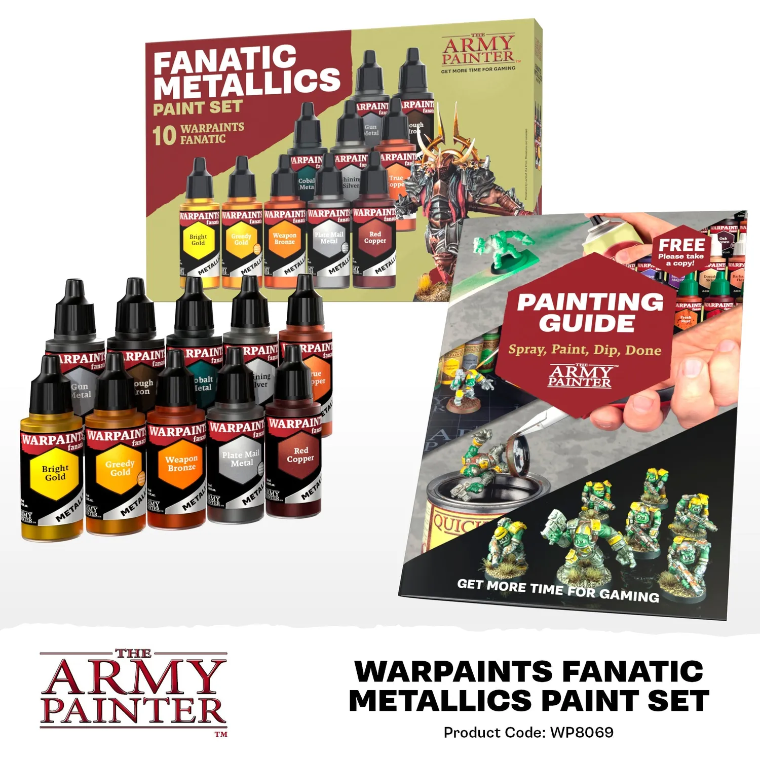 Army Painter Warpaints Fanatic Metallics set 10 peintures 18ml