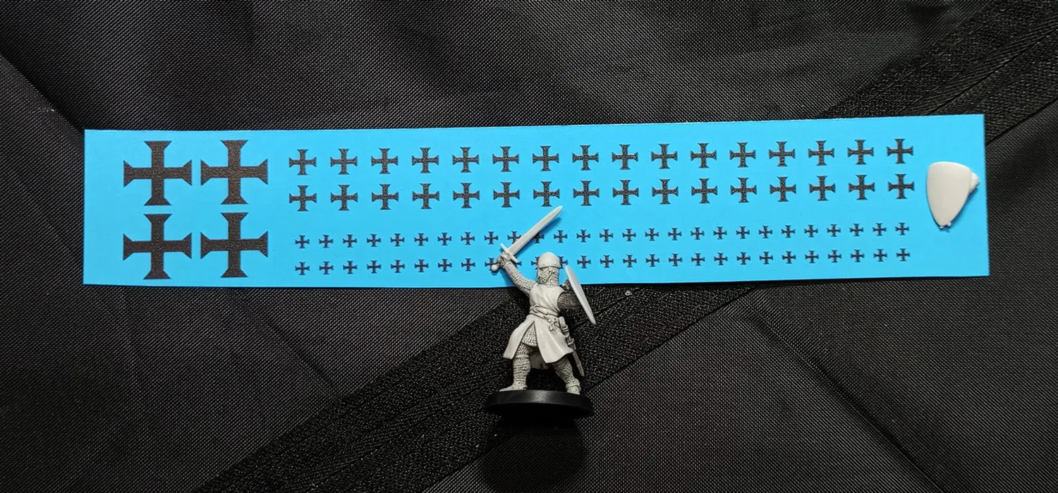 Brother Vinni Teutonic Cross décalcomanie noire 96 croix
