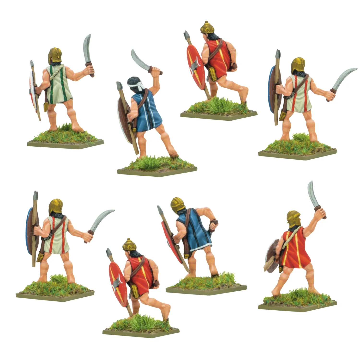 Bolt Action Hail Caesar guerriers illyriens infanterie métal